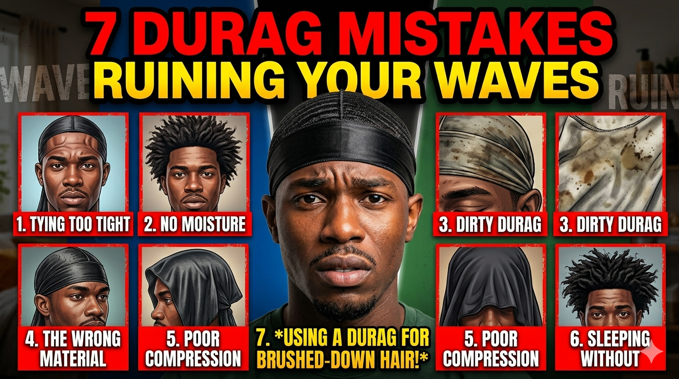 7 Durag Mistakes That Are Ruining Your Waves